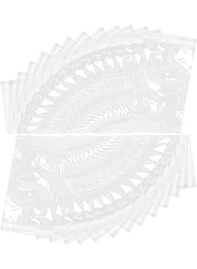 Self Adhesive Card Bags 200pcs 3 Inch Plastic Protective Sleeves Photo Storage Sealing Bags - Image 1