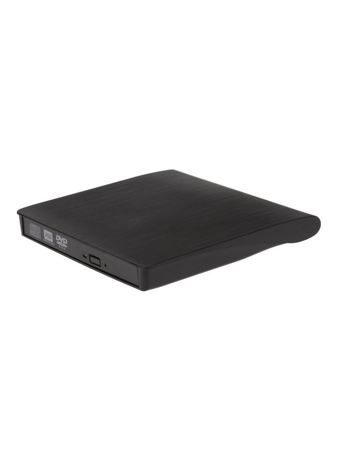 NIBEMINENT USB Portable Ultra Slim External Slot-In CD DVD ROM Player Black  - Image 1