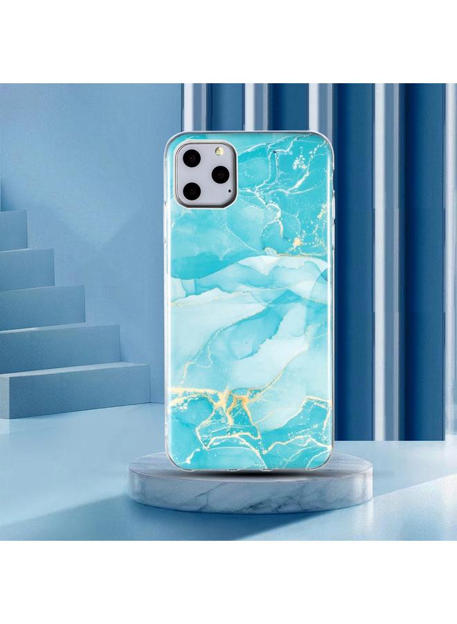 زبون جراب لهاتف iPhone 11 Pro Max IMD من مادة TPU بنمط رخامي - Image 2