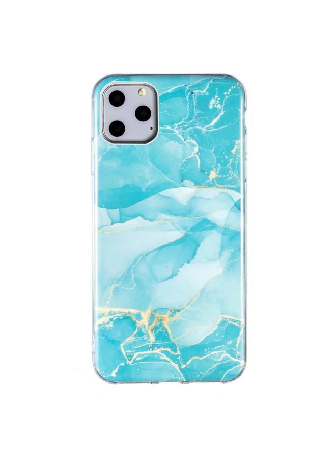 زبون جراب لهاتف iPhone 11 Pro Max IMD من مادة TPU بنمط رخامي - Image 1