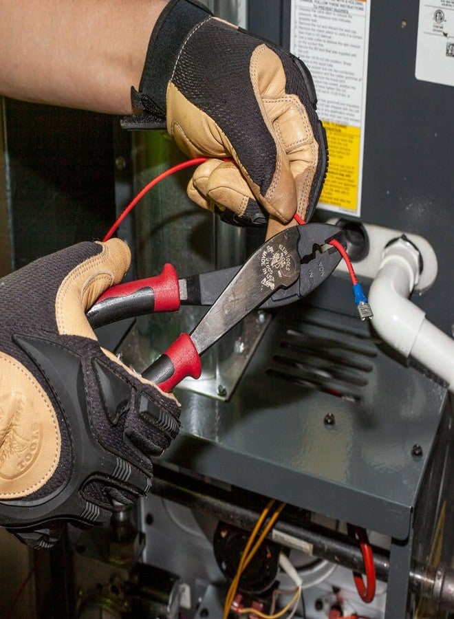 Klein Tools J1005 Crimping and Cutting Tool, Tapered Nose for 10 to 22 AWG Solderless Terminals and Connectors - Image 3