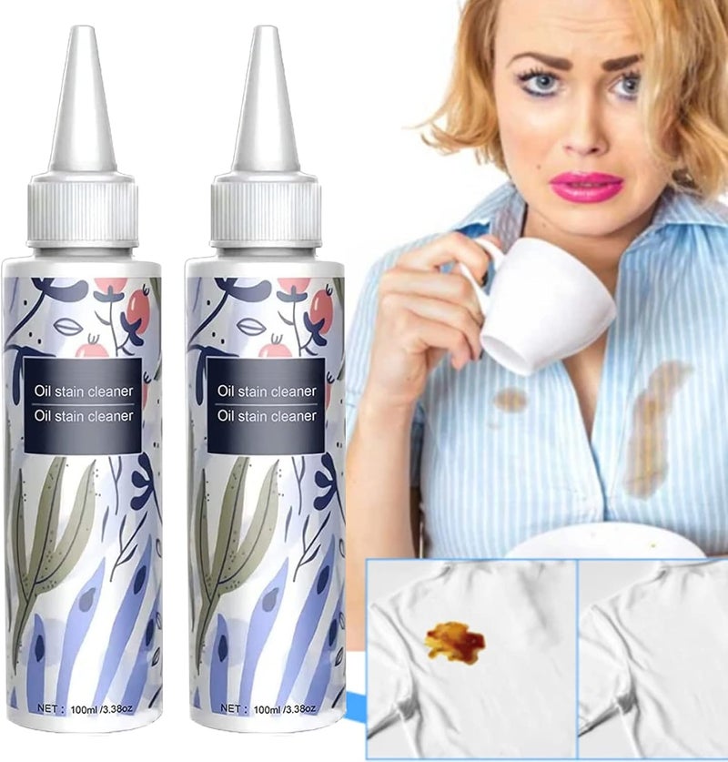 كلاراكو مزيل بقع الملابس من NML، مزيل بقع الطوارئ، مزيل بقع الملابس العنيدة، مزيل بقع الزيت، (قطعتان) - Image 1