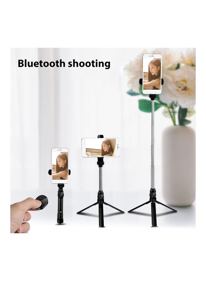 NIBEMINENT Universal Handheld Bluetooth Remote Shutter Mobile Phone Selfie Stick Tripod Black - Image 5