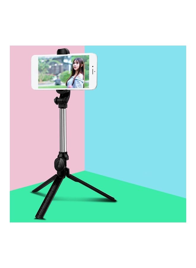 NIBEMINENT Universal Handheld Bluetooth Remote Shutter Mobile Phone Selfie Stick Tripod Black - Image 3