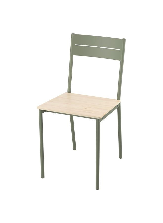 Zaboon Chair, Grey-Green/Pine - Image 1