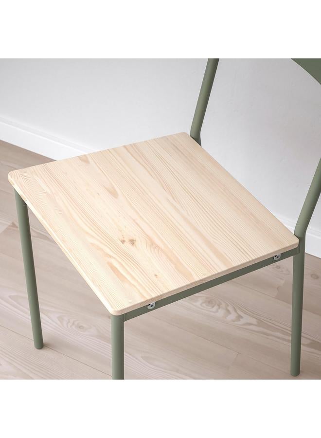 Zaboon Chair, Grey-Green/Pine - Image 4