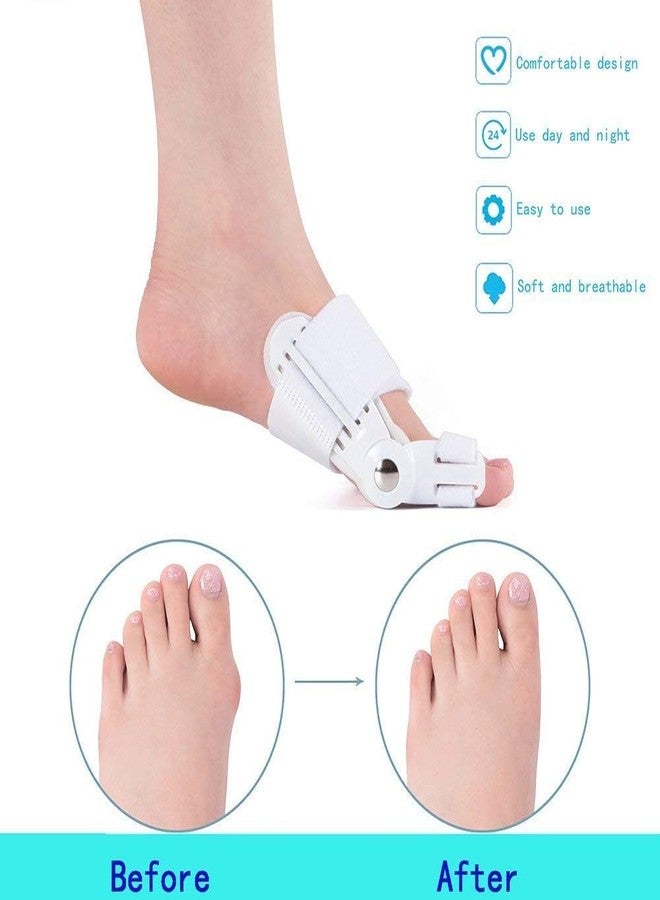 KRUPAVI Bunion Corrector for Women, Bunion Thumb Corrector, Right Foot Thumb Bunion Splint Adjustable Toe Separator for Women and Men Correction for Day Night Support (Multi Color) - Image 5