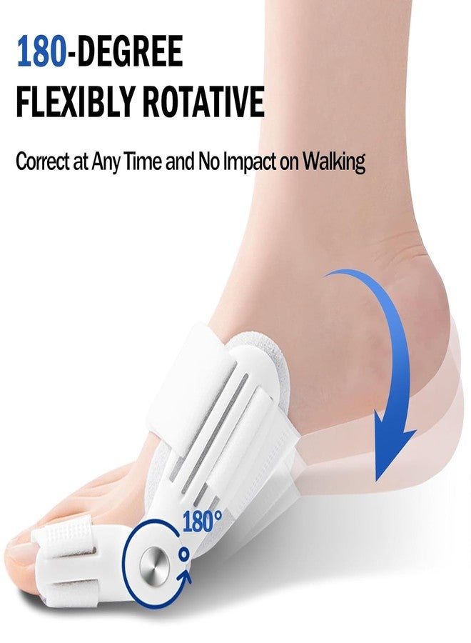 KRUPAVI Bunion Corrector for Women, Bunion Thumb Corrector, Right Foot Thumb Bunion Splint Adjustable Toe Separator for Women and Men Correction for Day Night Support (Multi Color) - Image 3