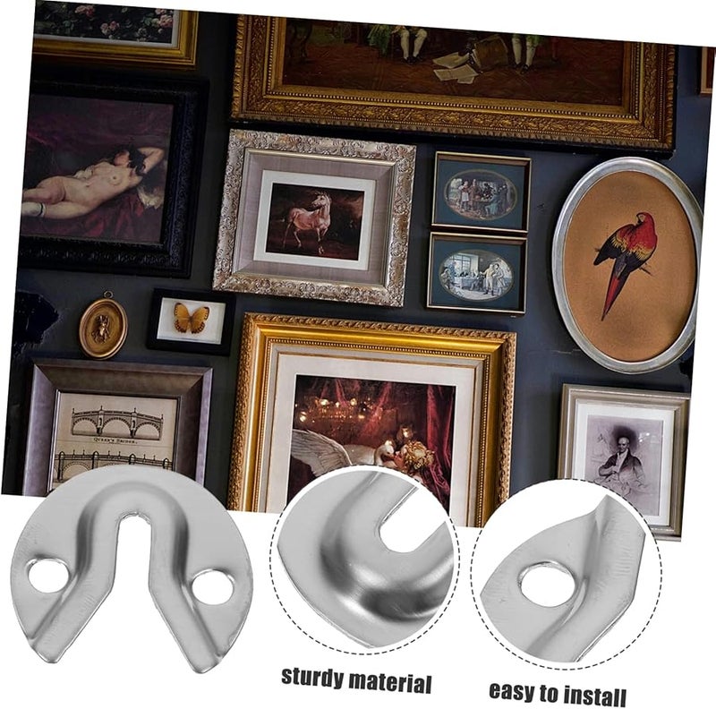 Tehaux 10 حزمة من مشابك التعليق المتشابكة للإطارات والمرايا والأثاث - Image 4