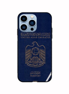 Protective Case Cover For Apple iPhone 14 Pro Max Uae Passport Design Multicolour