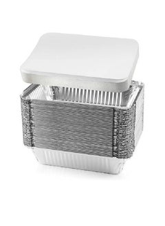 Aluminum Foil Containers And Board Lids Sets (6PCS)