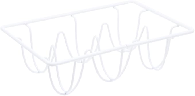 White Iron Storage Rack For Kitchen Refrigerator Organization And Decoration - Image 1