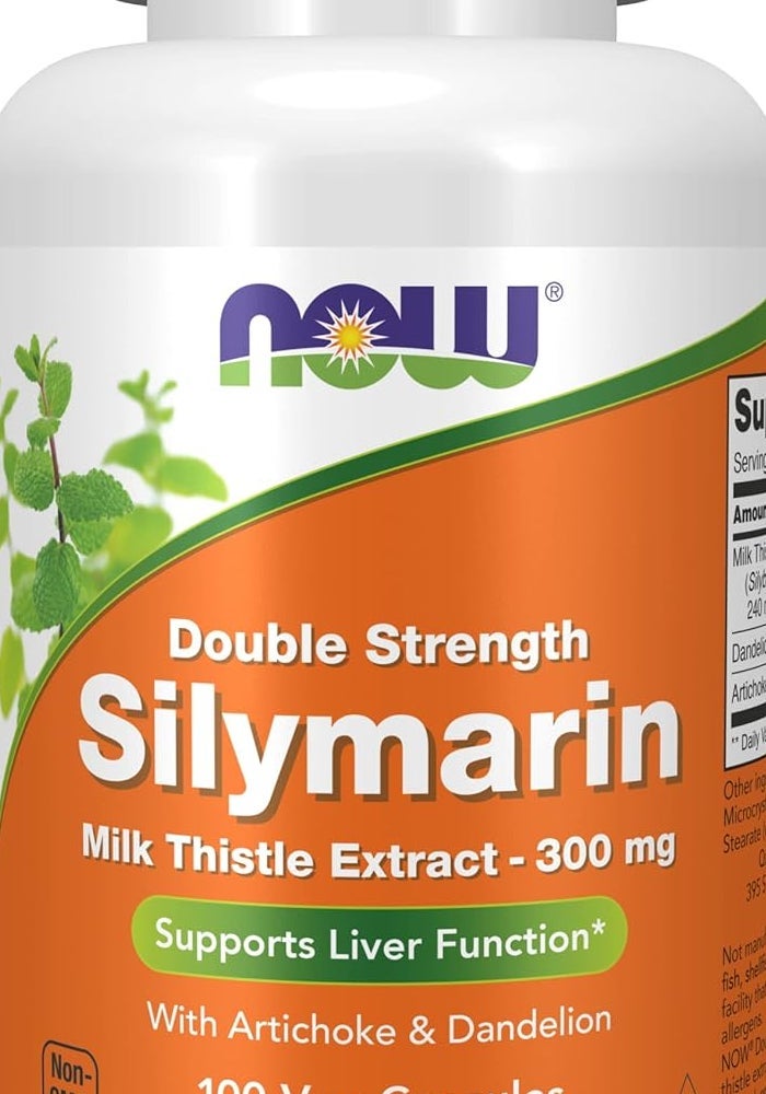 NOW Foods Double Strength Silymarin Milk Thistle Extract - Image 1