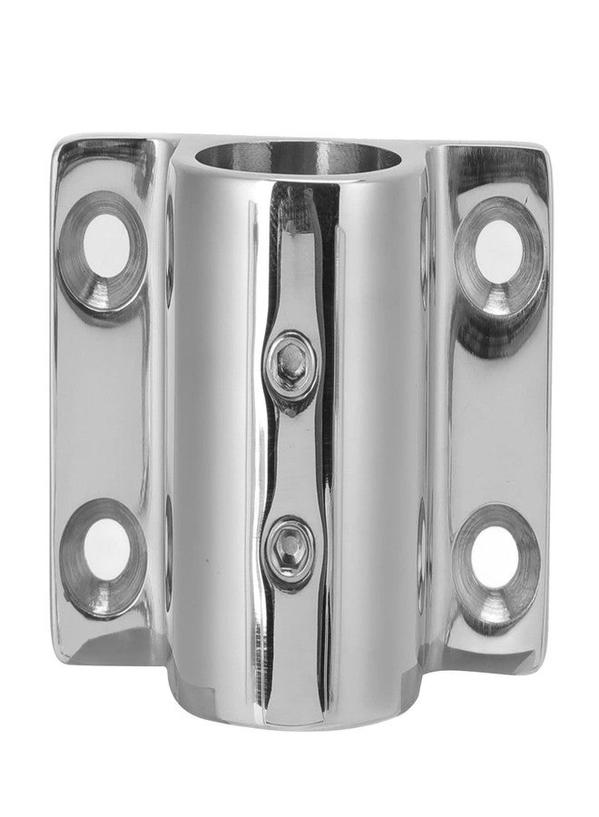 Hilitand Marine Boat Hand Rail Fitting 316 Stainless Steel Hand Rail Fitting 7/8in Hole Marine Yacht Handrail Rectangle Stanchion Base 58.5 x 45.5mm - Image 4