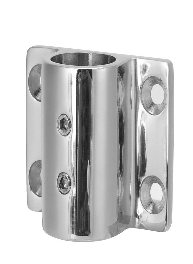 Hilitand Marine Boat Hand Rail Fitting 316 Stainless Steel Hand Rail Fitting 7/8in Hole Marine Yacht Handrail Rectangle Stanchion Base 58.5 x 45.5mm - Image 1