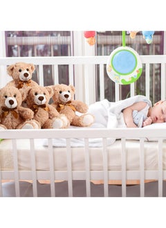 Civaner 4 Pack 14 Inches Christmas Bear Plush Stuffed Animals Cute Soft Bears Bulk For Girls Boys Girlfriend (Light Brown)  - Image 5