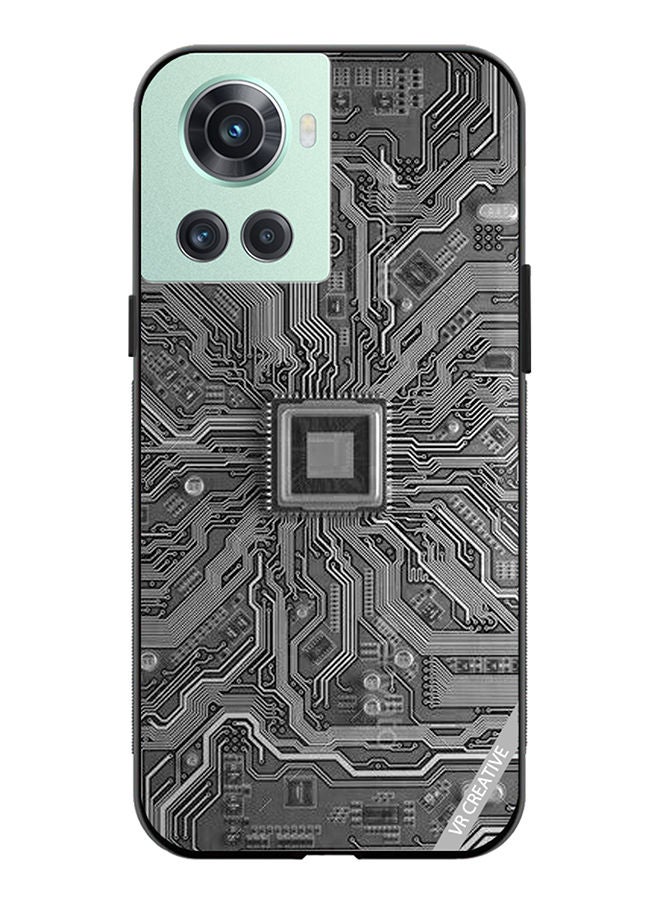 VR CREATIVE غطاء حماية لهاتف OnePlus 10R بتصميم متعدد الألوان - Image 1