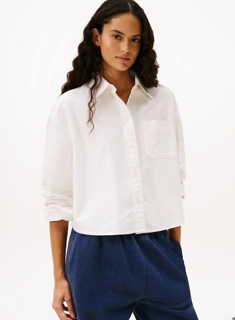 Oxford Cropped Fit Shirt