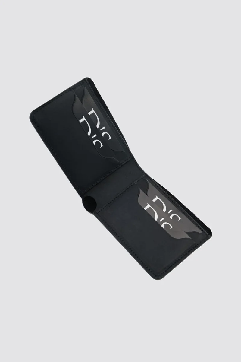D'S DAMAT Black Black Leather Wallet 8HC591ORTKC05  | Best Price UAE