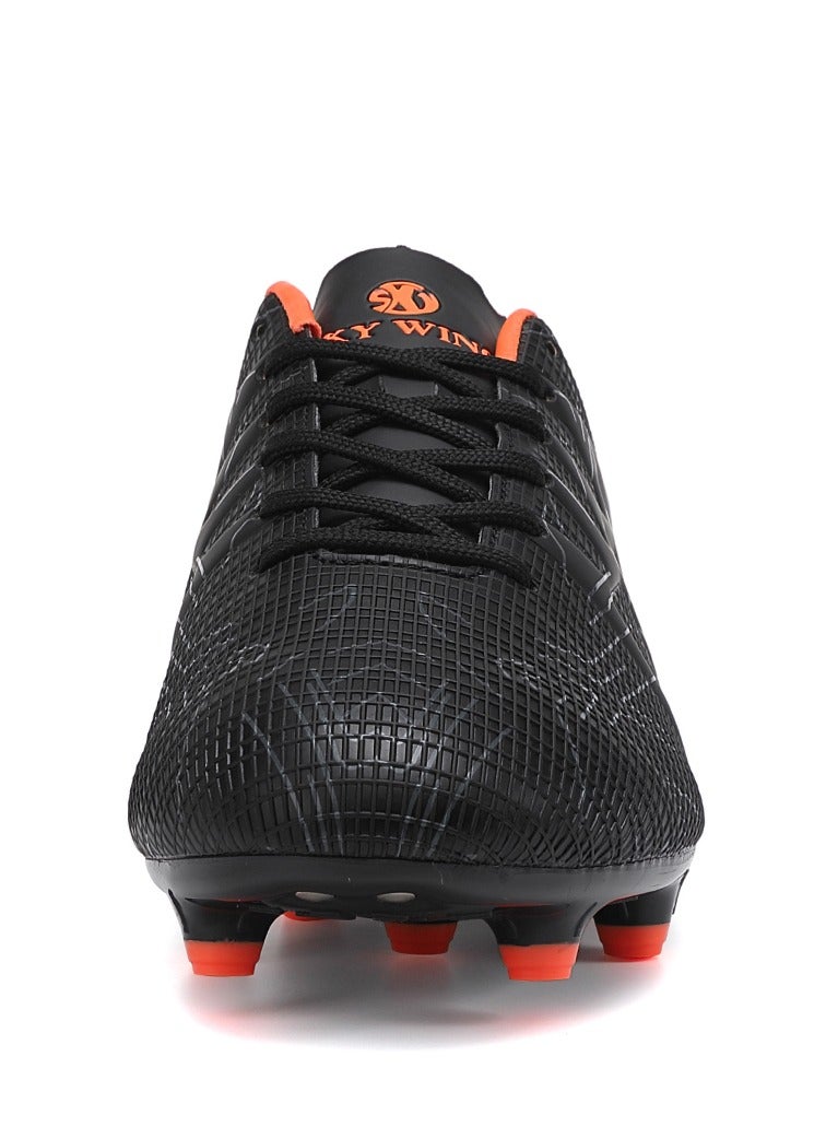 جناح السماء أحذية كرة قدم رجالية، أحذية كرة قدم نسائية، خفيفة الوزن ومرنة، رياضية احترافية للبالغين، أحذية تدريب رياضية برباط ونعل FG - Image 3