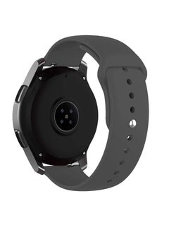 ووتش Silicone Watch Band for Huawei Watch GT5 Pro 46mm/GT5 46mm/GT4 46mm/GT4 Pro 46mm/GT3 46mm/GT3 Pro 46mm/Gسوار من السيلكون لساعة هواوي GT5 برو 46 ملم/ GT5 46 ملم/ GT4 46 ملم/ GT4 برو 46 ملم/ GT3 46 ملم/ GT3 برو 46 ملم/ GT2 46 ملم/ GT2 برو 46 ملم، سوار مضاد للكسر 22 ملم- رمادى  - Image 2