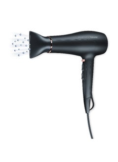 Beurer HC 50 Hair Dryer, 2200W Professional Hair Dryer, Ionic Technology for Smooth And Shiny Hair, 3 Heat And 2 Speed Settings, Cool Shot Function, Lightweight And Ergonomic Design  - Image 2