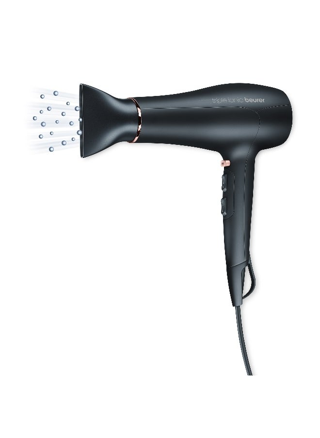 Beurer - HC 50 Hair Dryer, 2200W Professional Hair Dryer, Ionic Technology for Smooth And Shiny Hair, 3 Heat And 2 Speed Settings, Cool Shot Function, Lightweight And Ergonomic Design - Image 1
