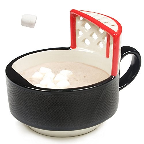 MAX'IS Creations The Hockey Mug with a Net Kids Christmas Gift Sports Gifts for Boys 8-12 Men Girls Family Gifts for Christmas Hockey Game Mom Gift, Novelty Funny Coffee Mug, 14oz - Image 4