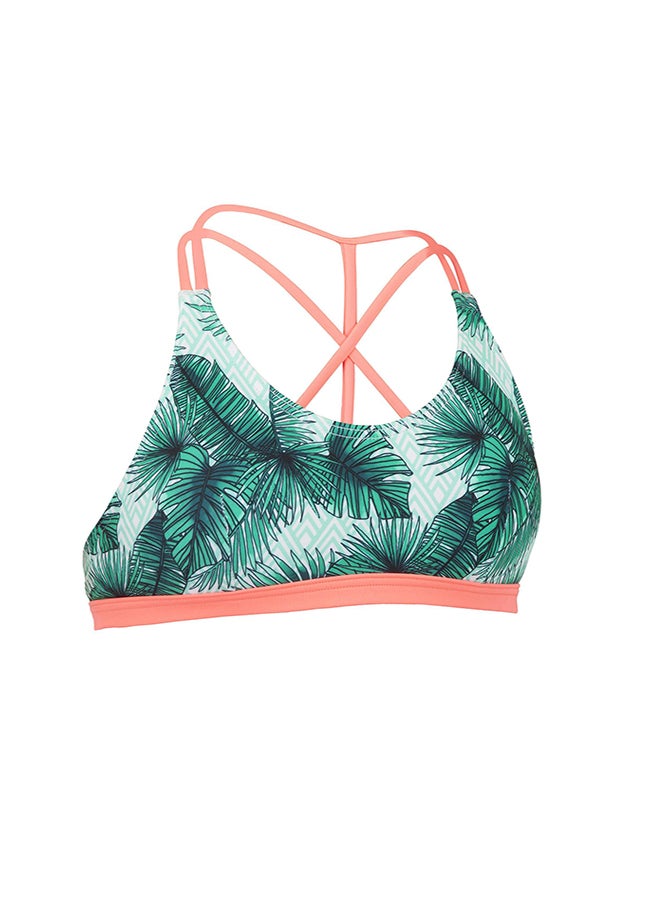 DECATHLON GIRL'S SURF SWIMSUIT TRIANGLE TOP BONDI 500 - Image 1