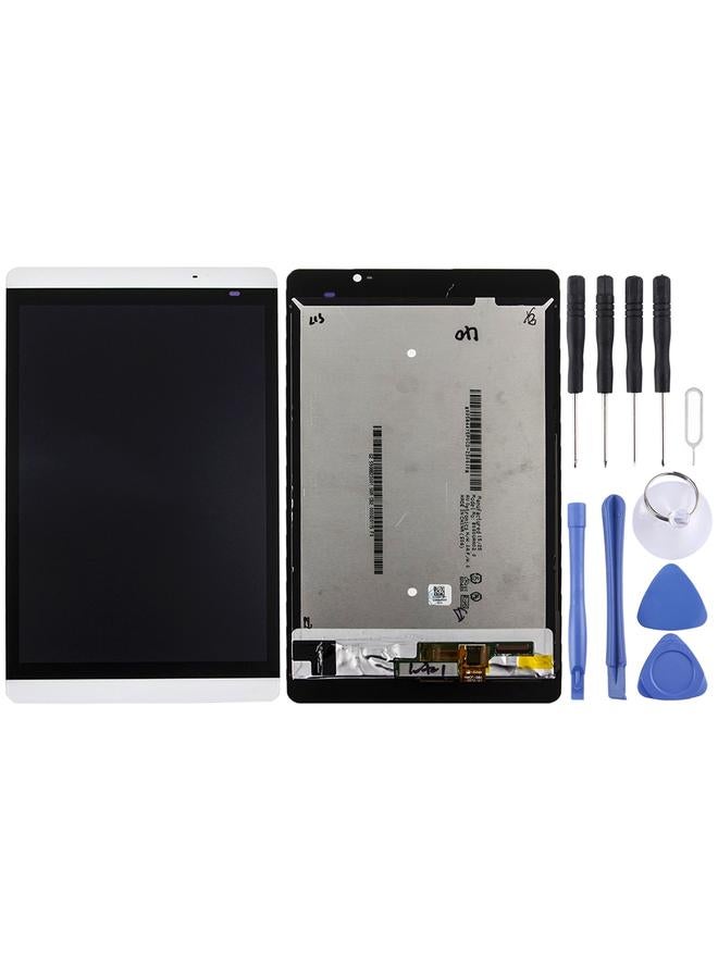 شاشة LCD بديلة OEM لجهاز Huawei MediaPad M2-801W / 803L مع محول رقمي كامل التجميع باللون الأبيض - Image 1