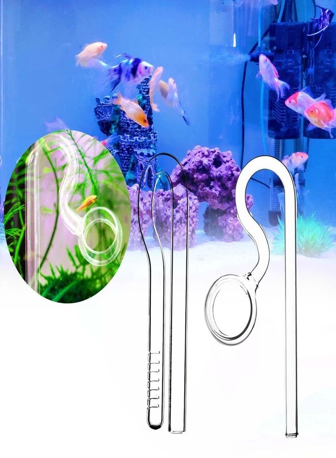 Leefasy Aquarium Lily Tube Glass Lily Pipe in in/Out Clear Remove Oil Easy to Clean with Surface Skimmer Fish Tank Filter, 10mm - Image 4