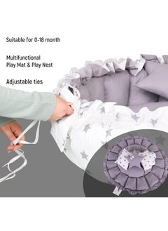 BABYCARA Experience The Ultimate Double Face Comfort and Safety with Soft Cotton Multifunctional Play & Sleep and Pet Mat Perfectly Crafted for Babies and Toddlers  - Image 3