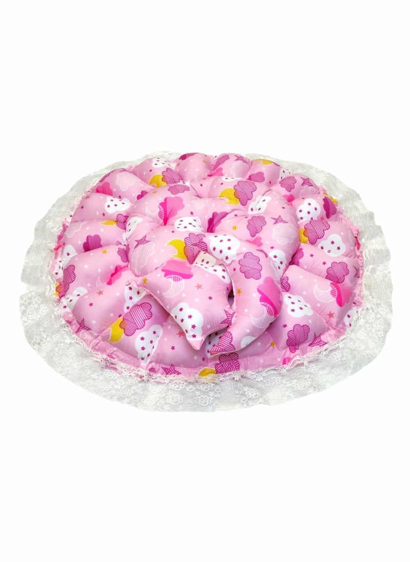 BABYCARA Experience The Ultimate Double Face Comfort and Safety with Soft Cotton Multifunctional Play & Sleep and Pet Mat Perfectly Crafted for Babies and Toddlers  - Image 5