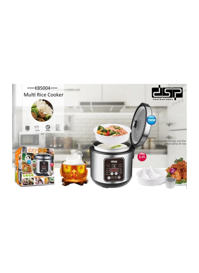 دي اس بي طباخ أرز متعدد الاستخدامات بقوة 700 واط KB5004 من DSP  - Image 2
