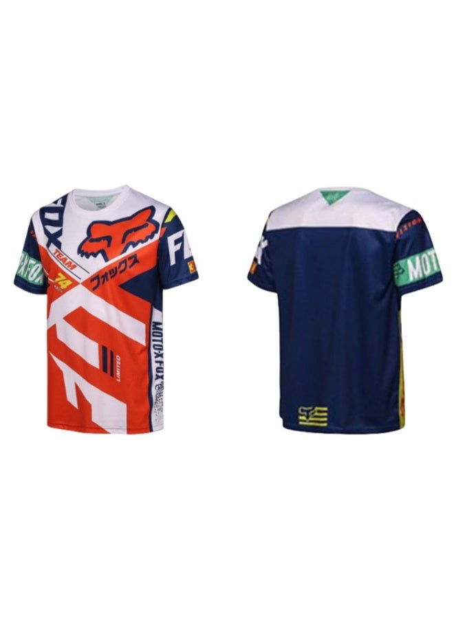 Fox Men's Outdoor Motocross Suit Off-road Road Mountain Bike Cycling Tops - Image 1