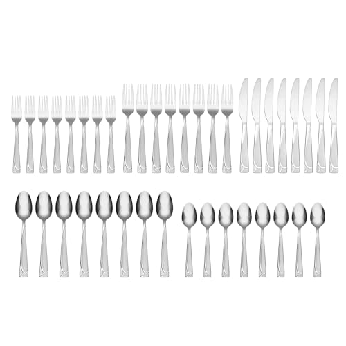 Cambridge 425540CJB2R Mena 40-Piece Flatware Set with Server - Image 3