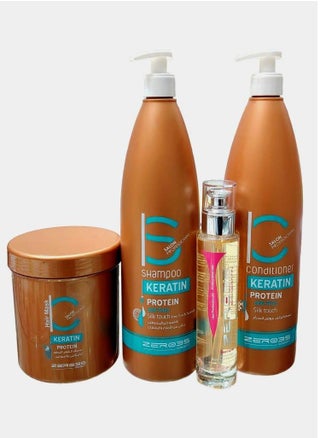 Italian shampoo 1000 ml Conditioner 1000 ml and mask 1000 ml with Serum 100 ml Keratin and Brotein Anti Frizz Silk Touch Free Salt and Sulphates - pzsku/ZD9E414120B36618E5226Z/45/1746720137/d9e8b470-cd2c-4bd8-b0e9-622b273a5c01