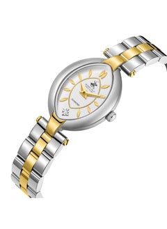 BEVERLY HILLS POLO CLUB BEVERLY HILLS POLO CLUB BP3739C.230 Women's Analog Display Watch & Metal Strap Silver/Gold  - Image 2