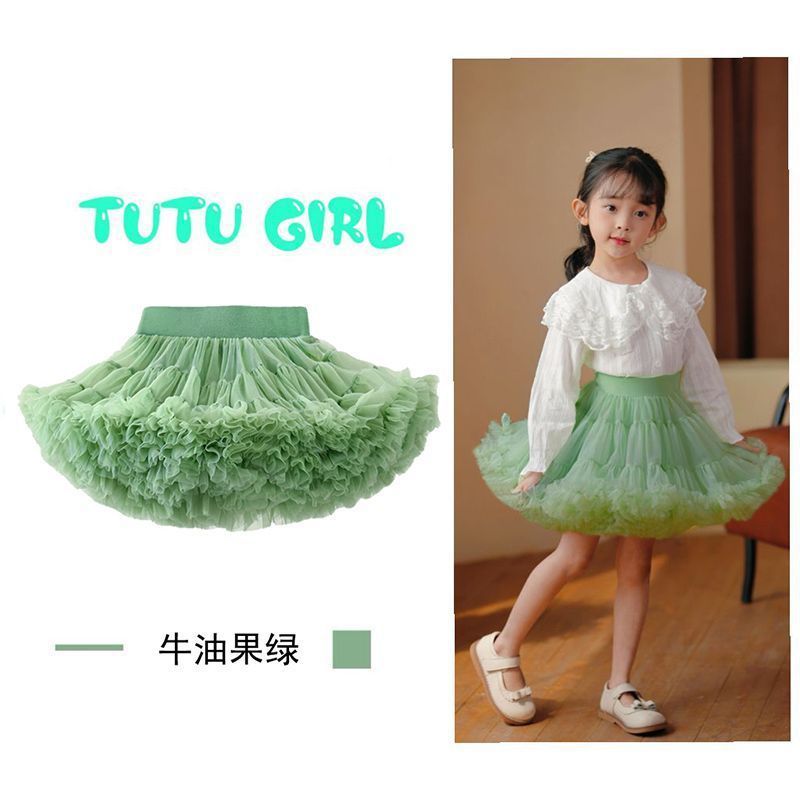 Children'S Tutu Skirt 2025 Autum New Girls' Tutu Skirt, Versatile Mesh Skirt For Small And Medium-Sized Kidsren, Little Girl'S Skirt - Image 1