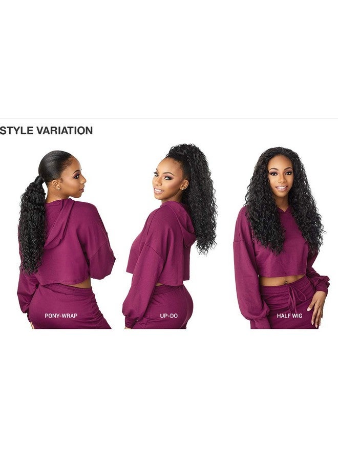 Sensationnel Half Wig N Pony Wrap Instant Up N Down Ud 2 (T4/Ashblonde) - Image 3