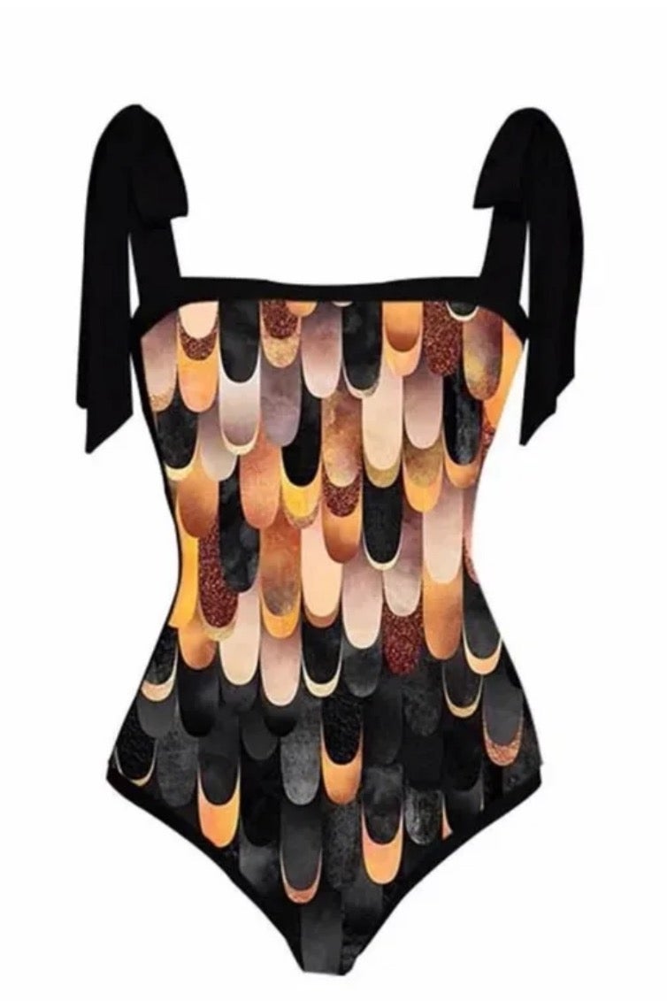 2-Piece Women Swimsuit with Skirt Holiday Beach Dress Female Retro Swimwear Vintage Surf Wear Summer - Image 2