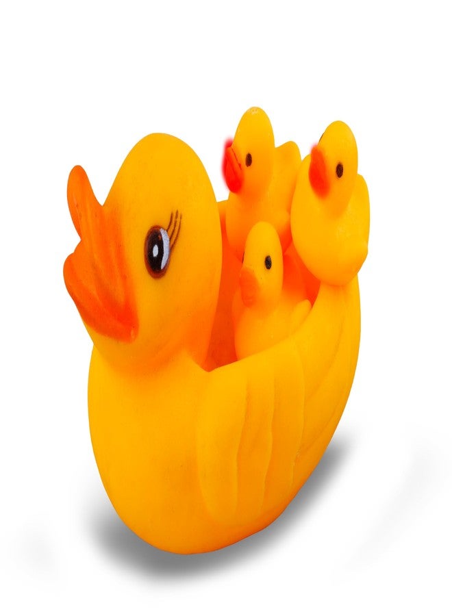 Creative Kids Duck Family Baby Bath Toy Set – Non-Toxic Rubber Squeaky Floating Bathing Toys for Toddlers & Infants, Cute Squeeze Water Play Set for Boys & Girls, Fun Bathtub Bath Time Toy Collection - Image 1