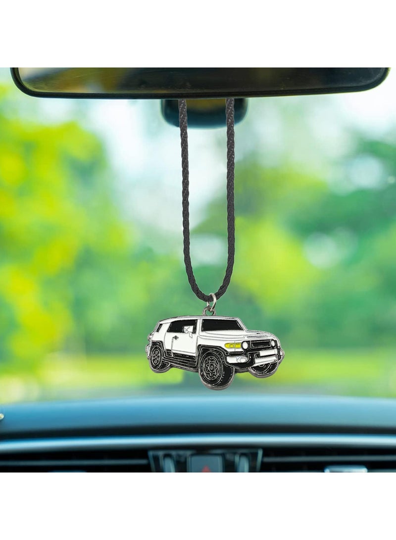 NMC Toyota FJ Cruiser Truck Car Pendant Mirror Hanging Pendant Metal Mini Car Decoration Chain 1 Pcs - Image 1