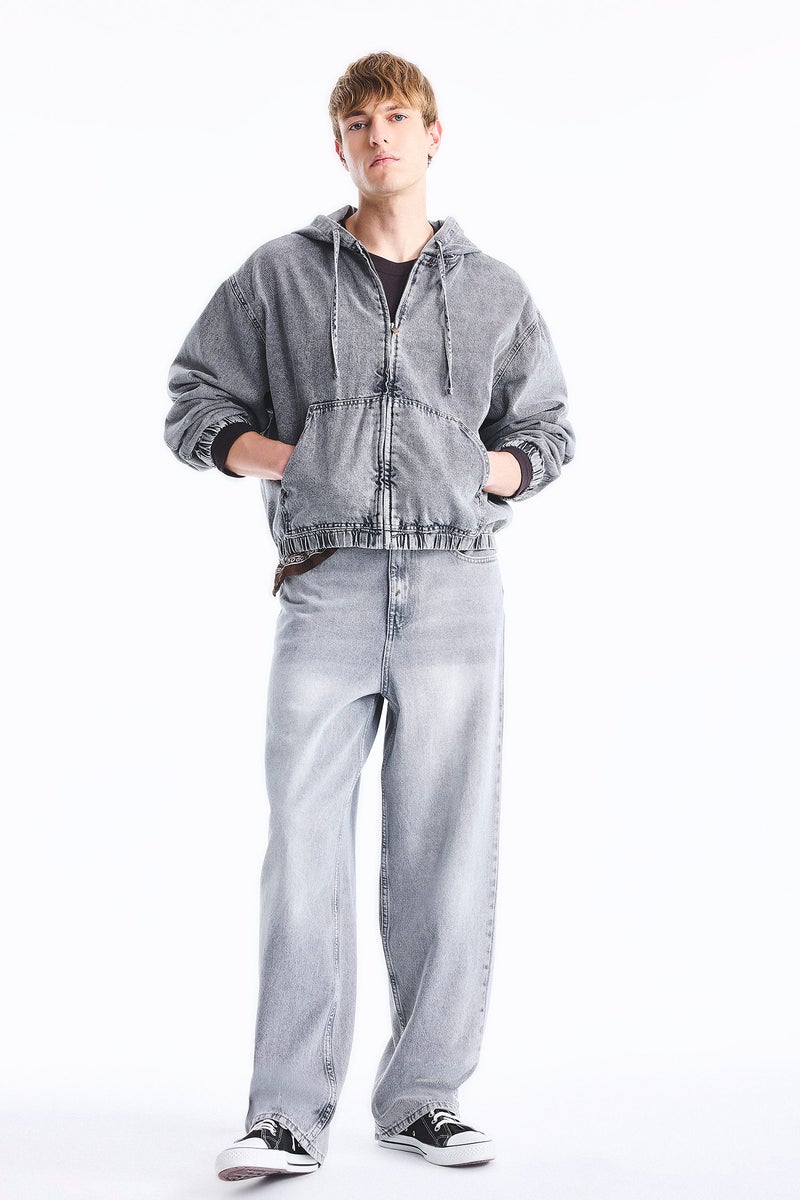 DeFacto Grey Man Cotton Jacket Casual - Image 2