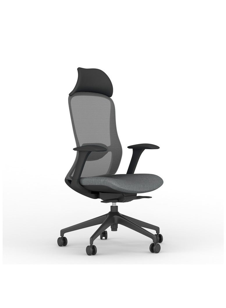 AMFAH Executive High Back Chair- Grey - Image 1
