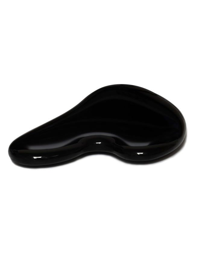 YAMHOHO Gua Sha Jade Stone Gua Sha Massage Tool, Guasha Tool for Face and Body Skin Massage. Tools for SPA Acupuncture, Pink Stone for Body Face Neck and Eye, Skin Care Gift for Woman (Black) - Image 4
