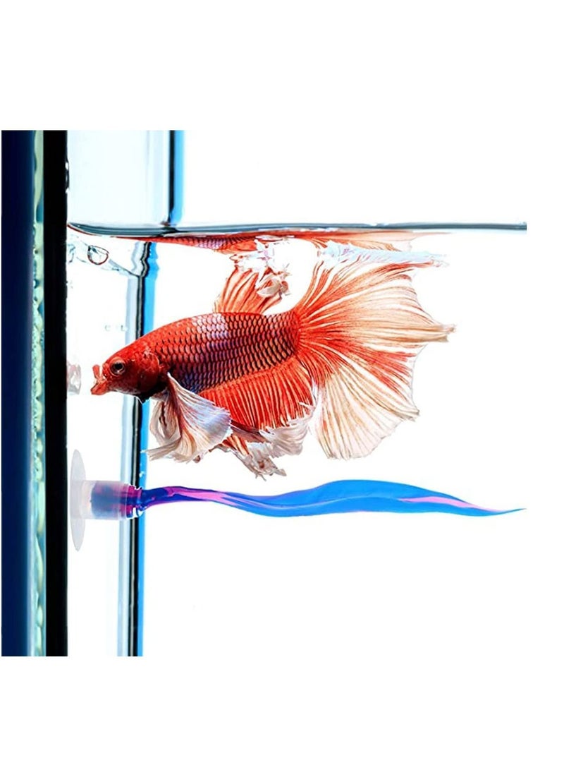 NIBEMINENT 2 Pieces Silicone Betta Bed Leaf Hammock for Fish Practical Resting Spot No BPA Comfortable and Safe - Image 4