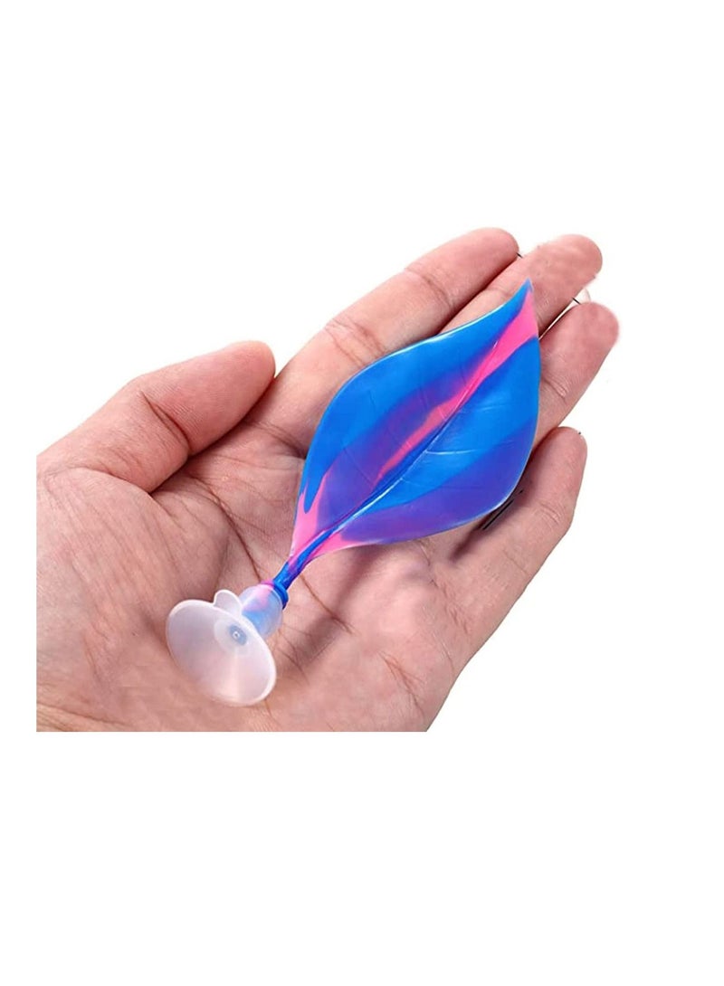 NIBEMINENT 2 Pieces Silicone Betta Bed Leaf Hammock for Fish Practical Resting Spot No BPA Comfortable and Safe - Image 2