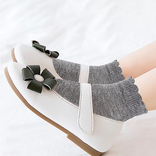 Looching 6 Pack Toddler Baby Girls Boys No Show Ankle Socks Cotton White Mesh Thin Low Cut Socks Kids 1-3Years - Image 3