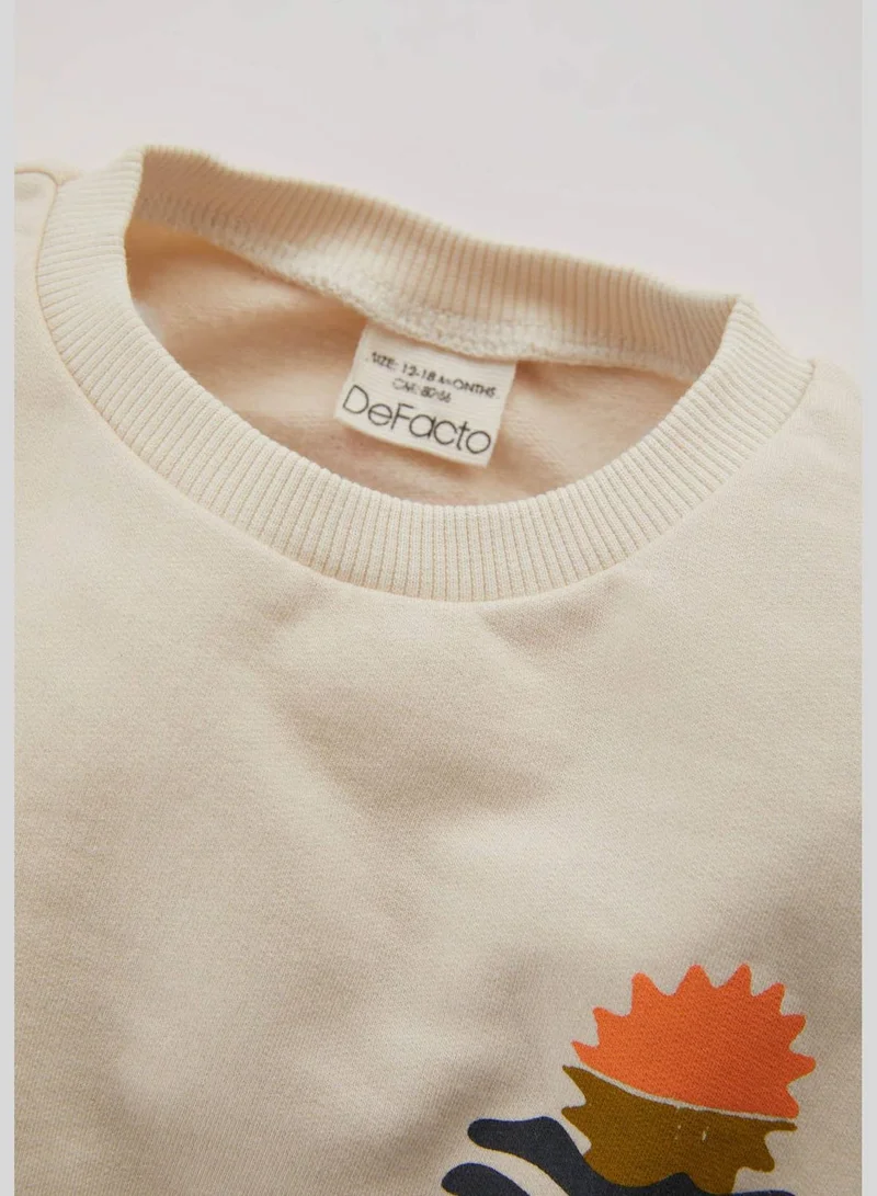 ديفاكتو BabyBoy Bike Neck Long Sleeve Sweatshirt